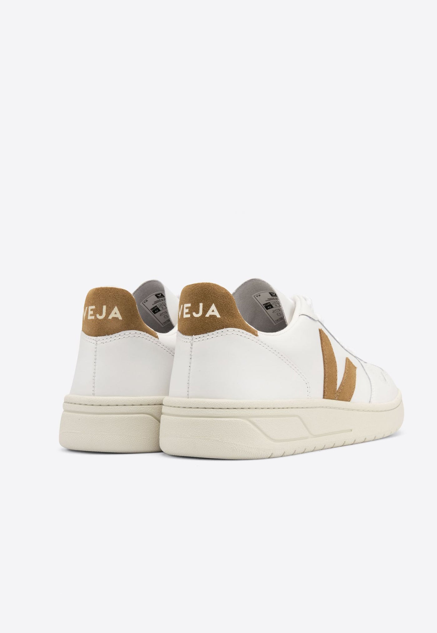 V10 Leather - Extra White/Camel sold by Angel Divine