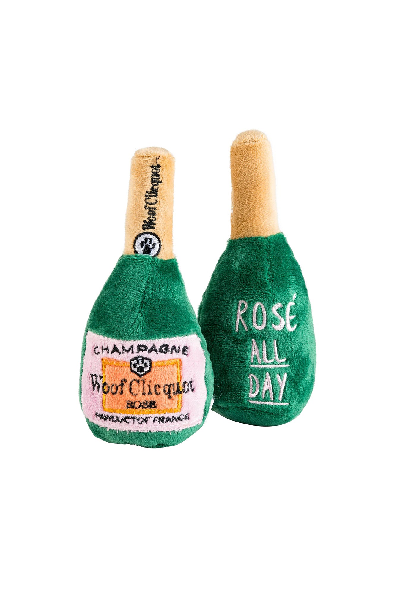 Woof Clicquot Rose' Campagne Bottle sold by Angel Divine