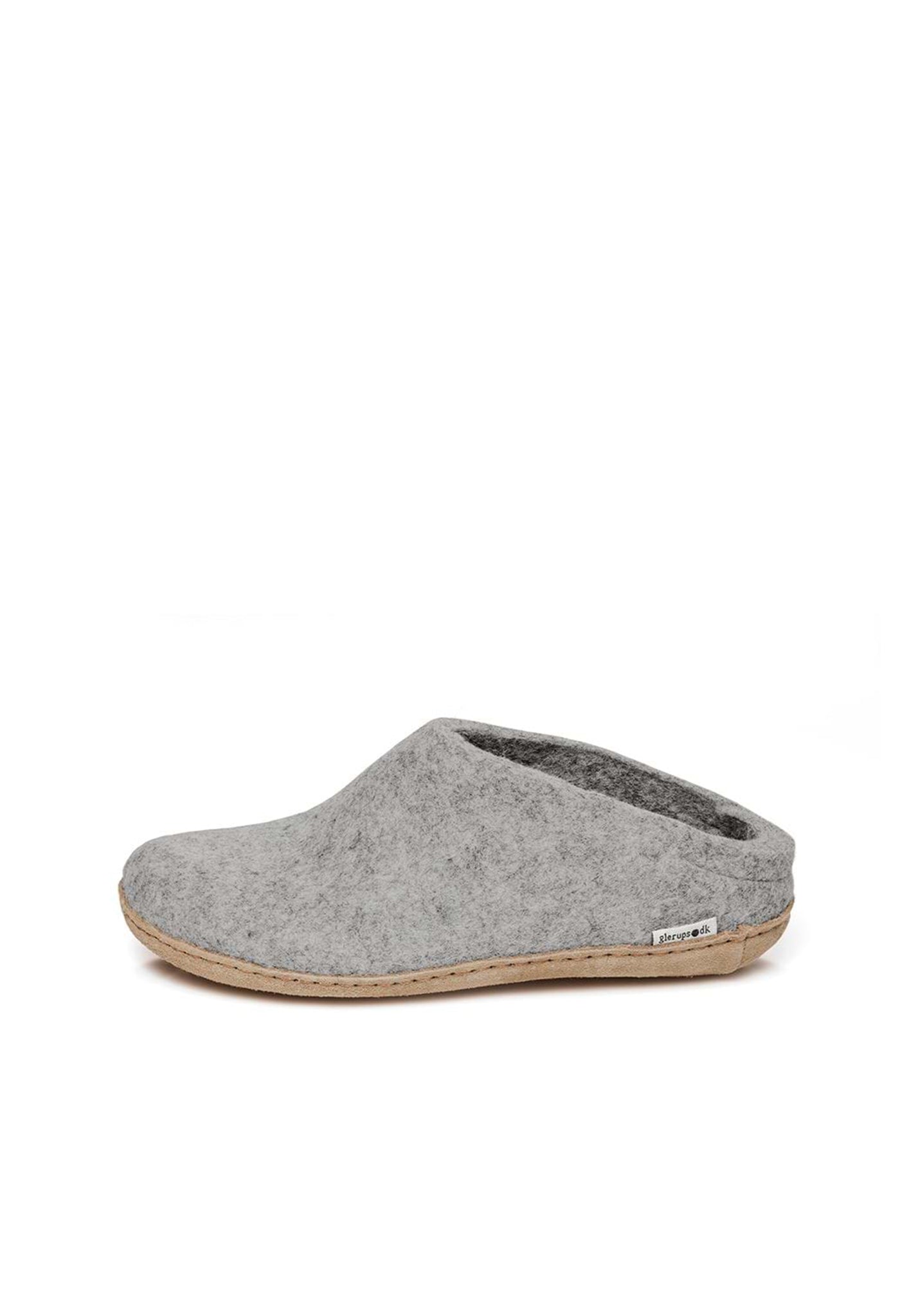 Glerups - Slip On with Leather Sole - Grey sold by Angel Divine